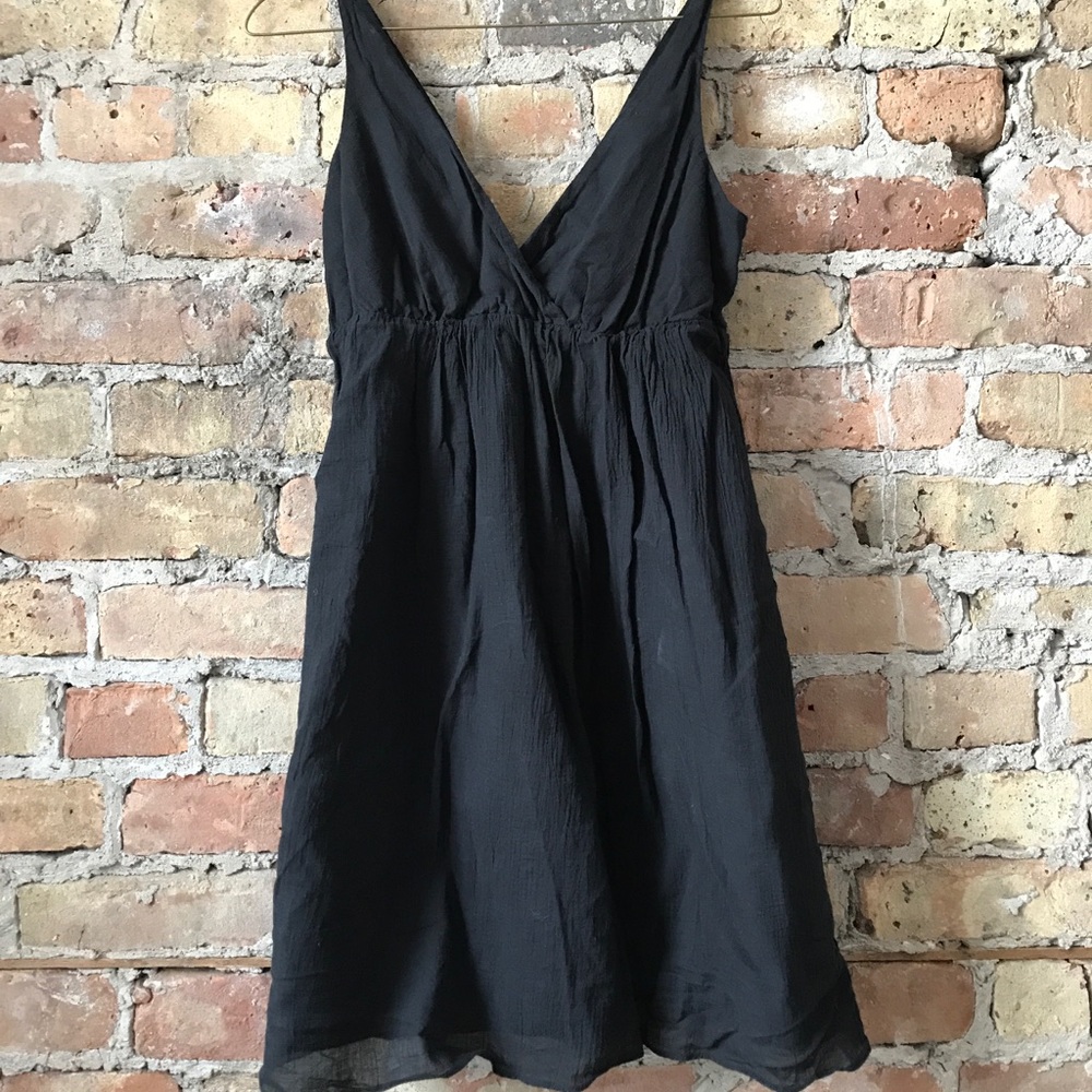 Casual black dress